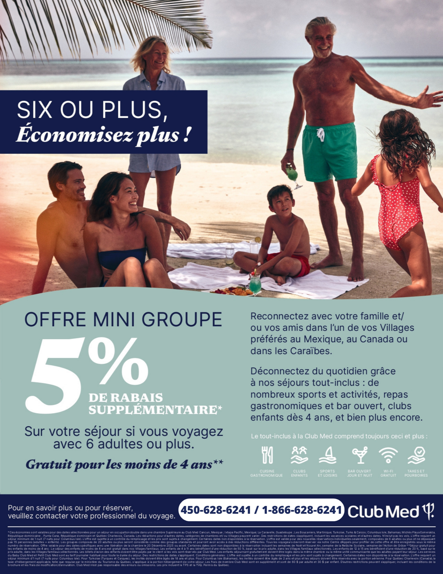 Promotions Club Med Offre Mini Groupe avec Voyages Aqua Terra undefined