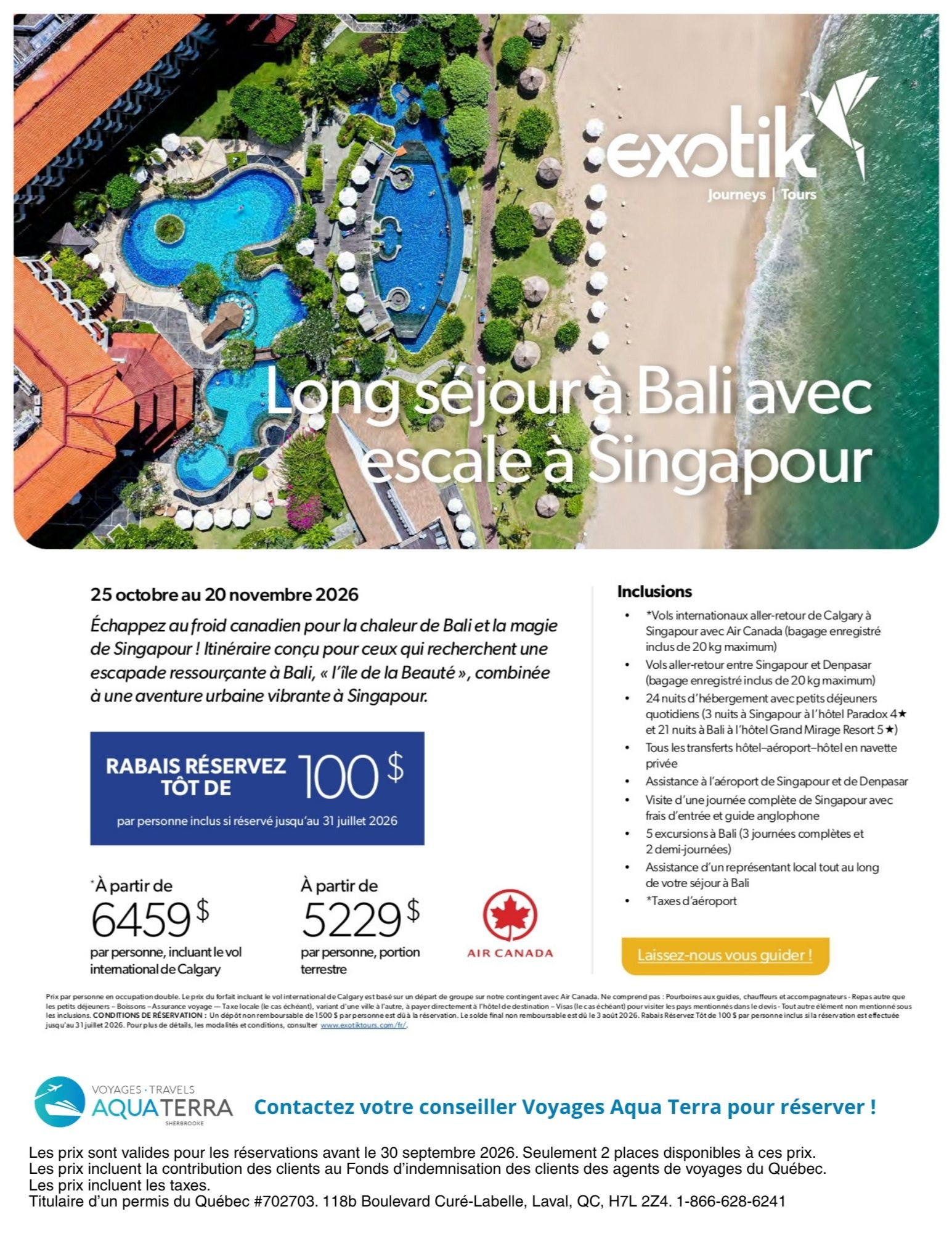 Promotion Exotik découvrez l undefined